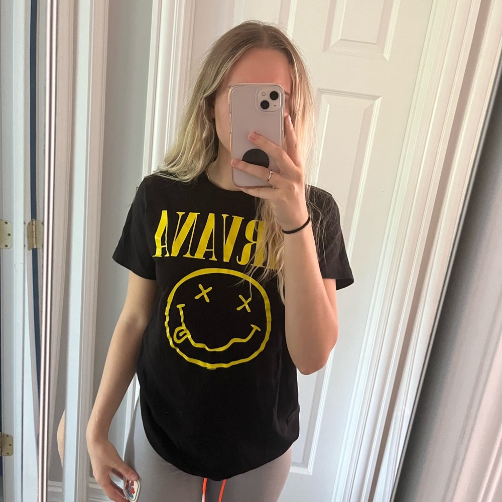 Nirvana band tee